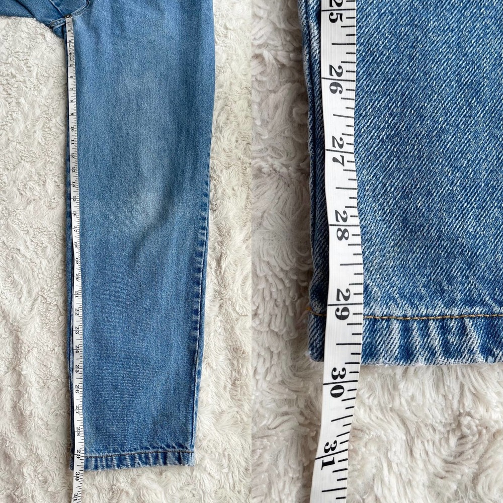 Vintage Eddie Bauer high rise mom jeans waist pleat front 90s pleated 26 - Picture 5 of 17